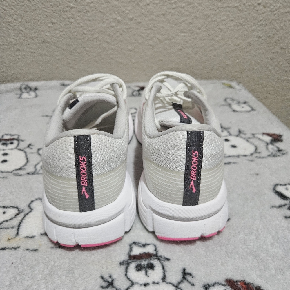 Brooks Signal 3 Running Shoes Size 9 White/ Pink - Picture 3 of 10